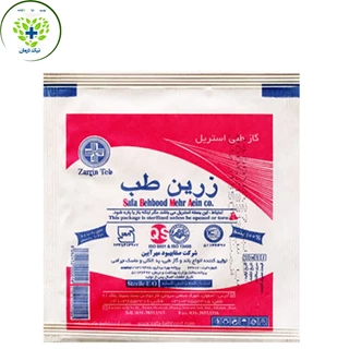  گاز استریل ۸ لایه زین‌طب | استریل، ضدحساسیت و جذب بالا
